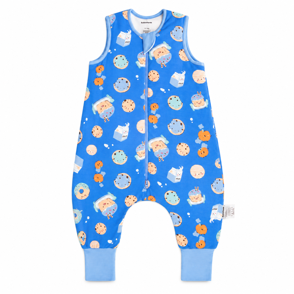 Bamboo Walker Sleep Sack with Feet 1.0 TOG – Blue Cookies