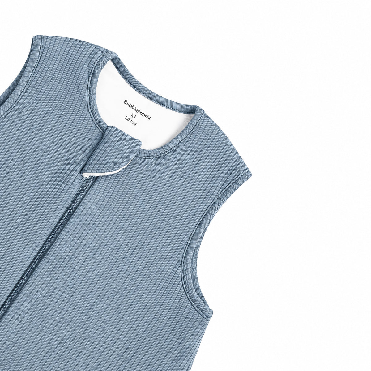Gigoteuse d'été Bambou avec pieds – 1.0 TOG (Glacier)