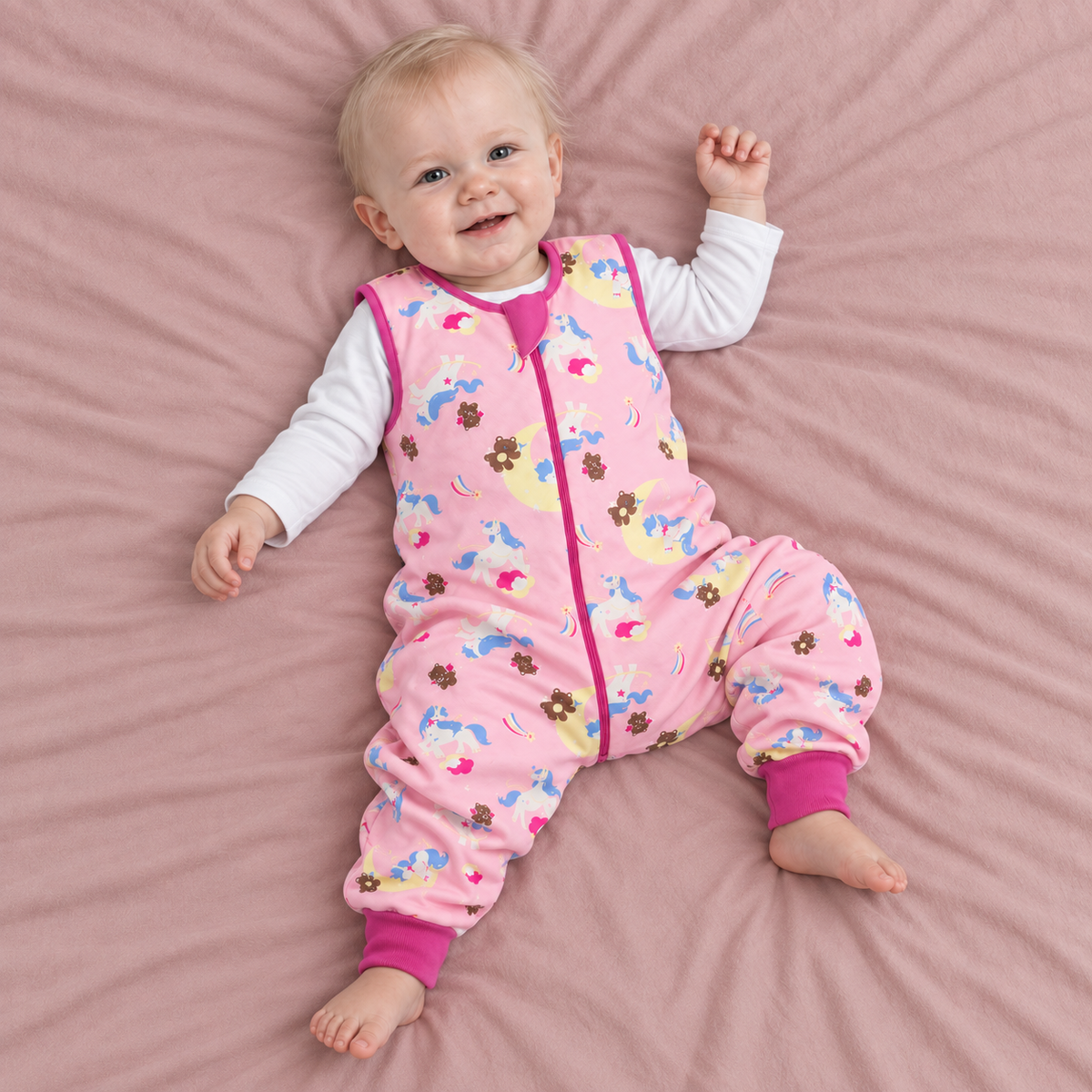 Bamboo Walker Sleep Sack with Feet 1.0 TOG – Unicorns