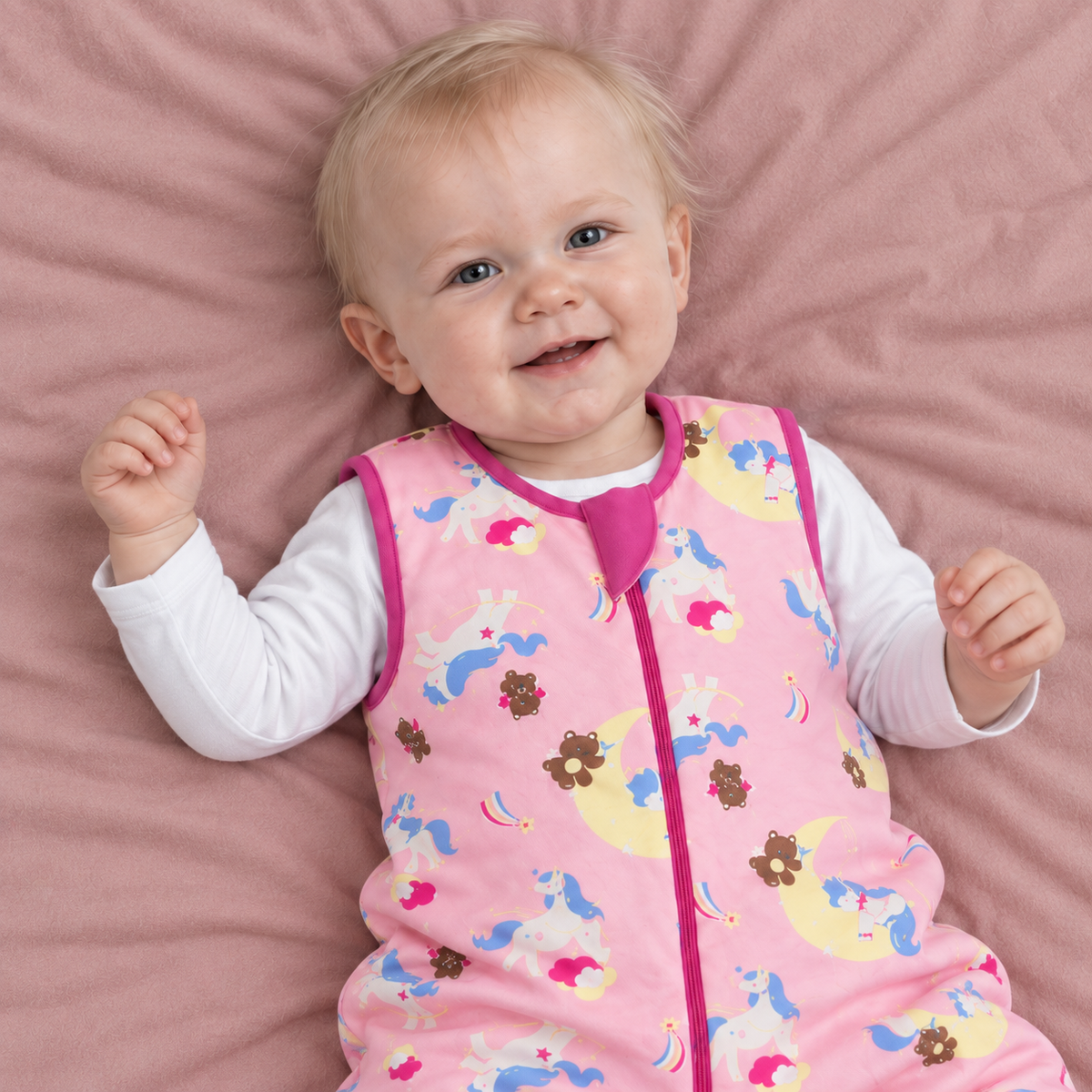 Bamboo Walker Sleep Sack with Feet 1.0 TOG – Unicorns