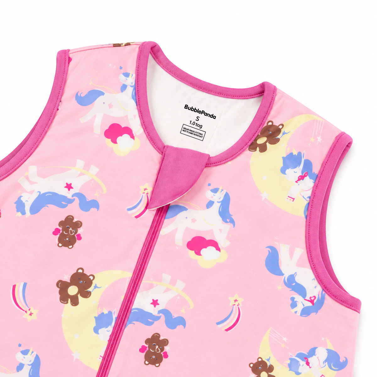 Bamboo Walker Sleep Sack with Feet 1.0 TOG – Unicorns