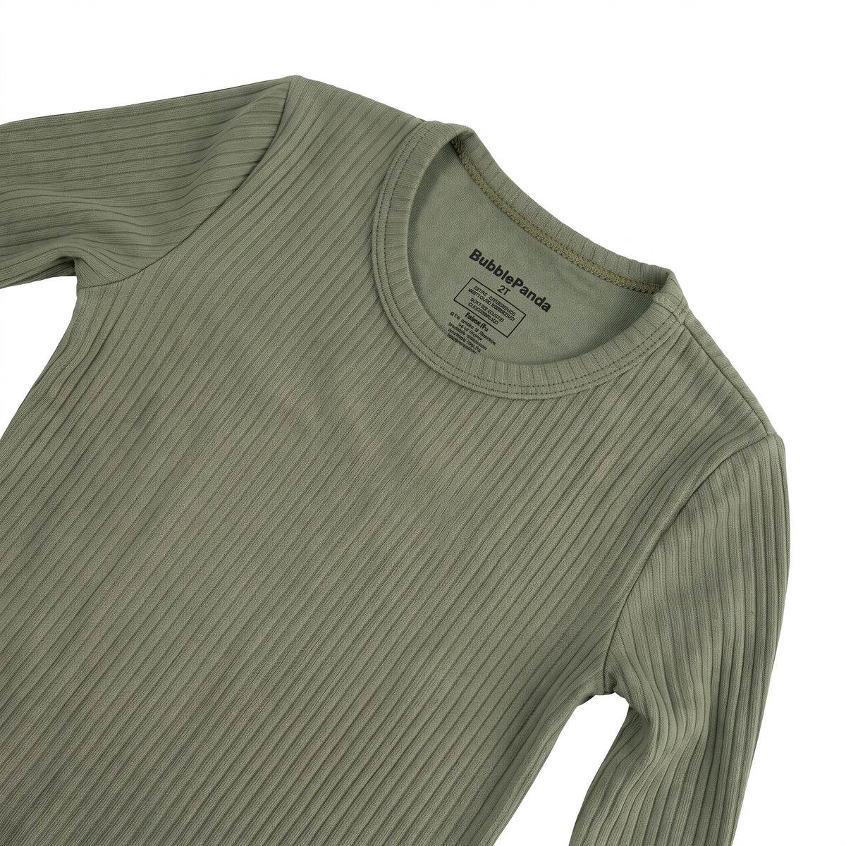 Bamboo Long Sleeve Pajama Set - Olive Drab