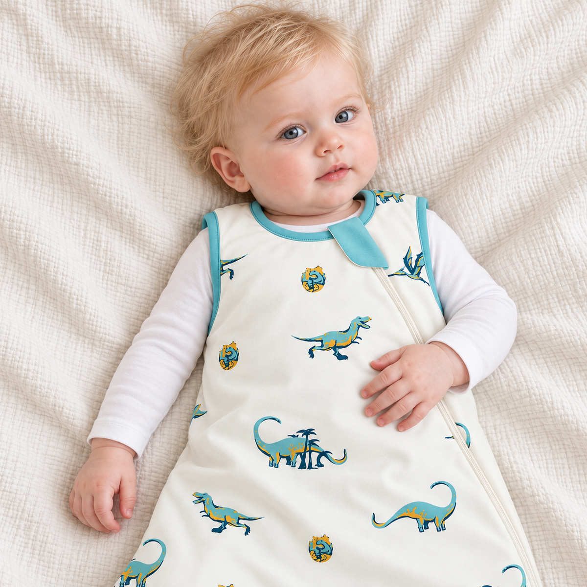 Gigoteuse en bambou - 0,5 TOG (Dinosaure)