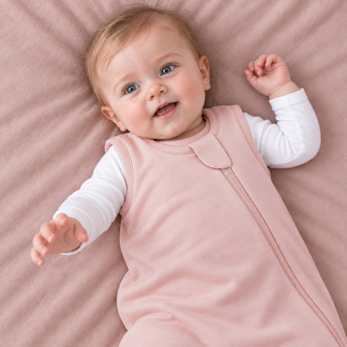 Gigoteuse en bambou - 0,5 TOG (Blush)