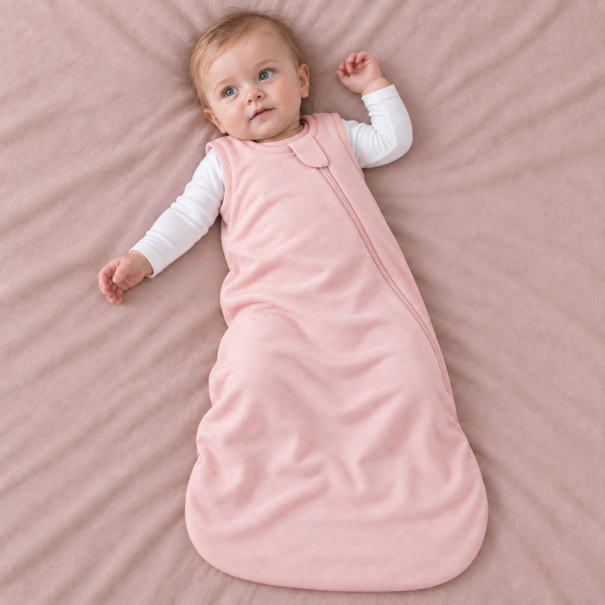 Gigoteuse en bambou - 0,5 TOG (Blush)