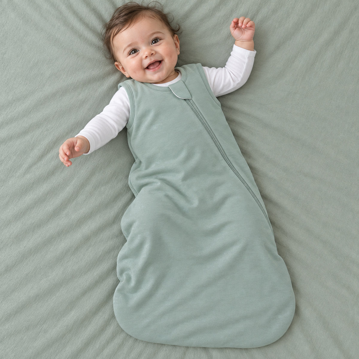 Gigoteuse en bambou - 0,5 TOG (Sauge)