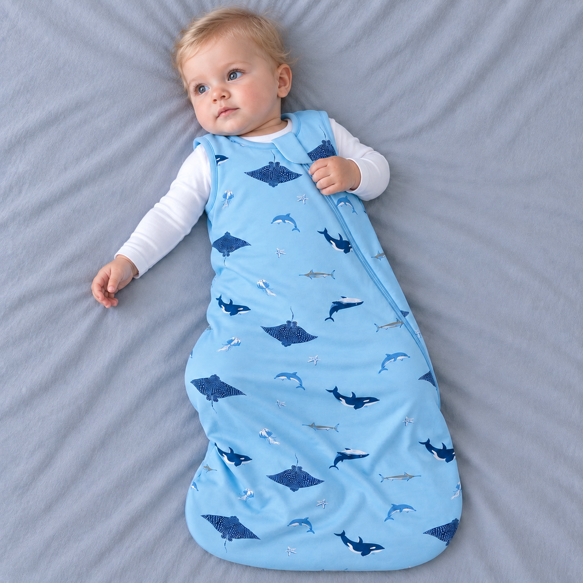 Gigoteuse en bambou – TOG 0,5 (Requin)