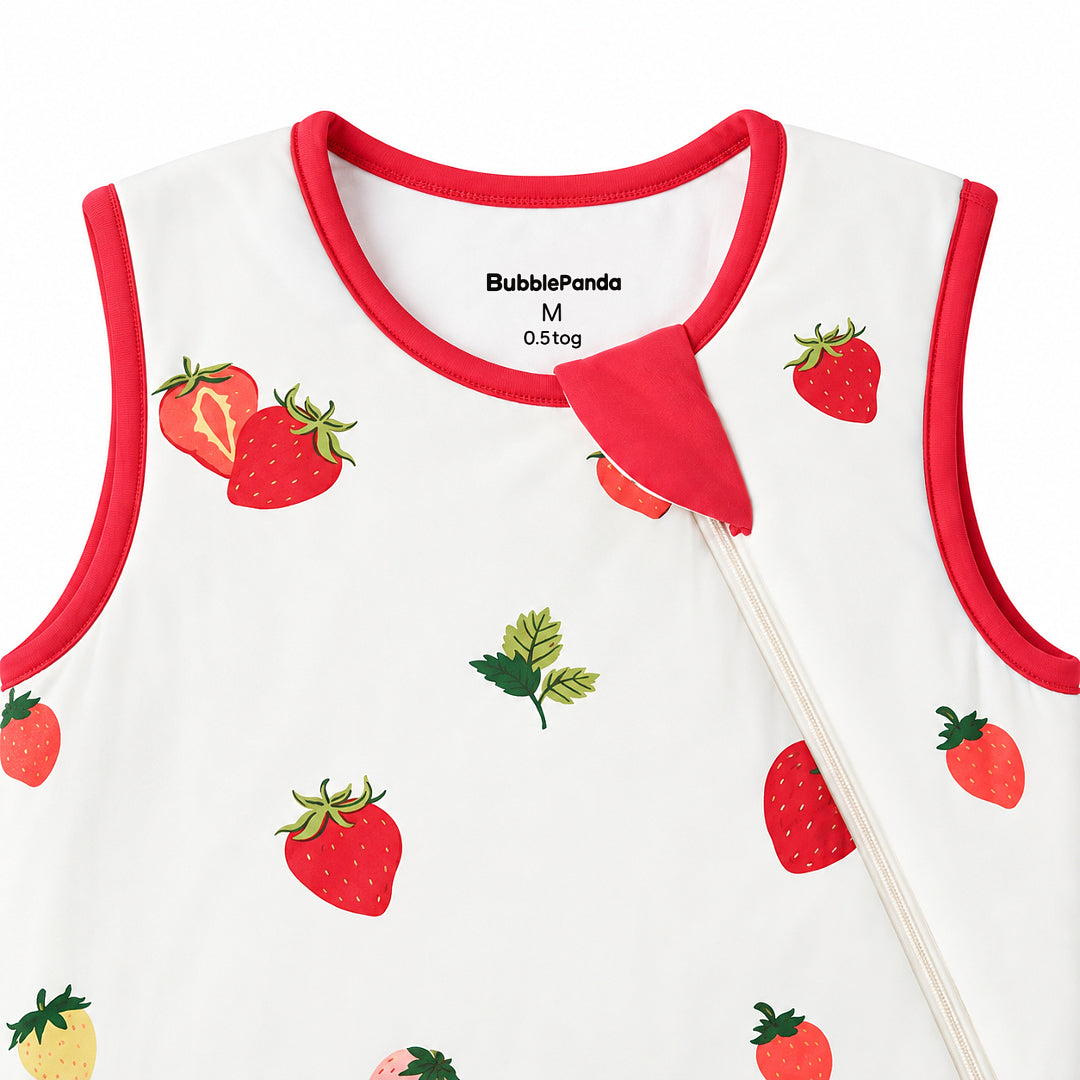 Gigoteuse en bambou - TOG 0.5 (Fraise)