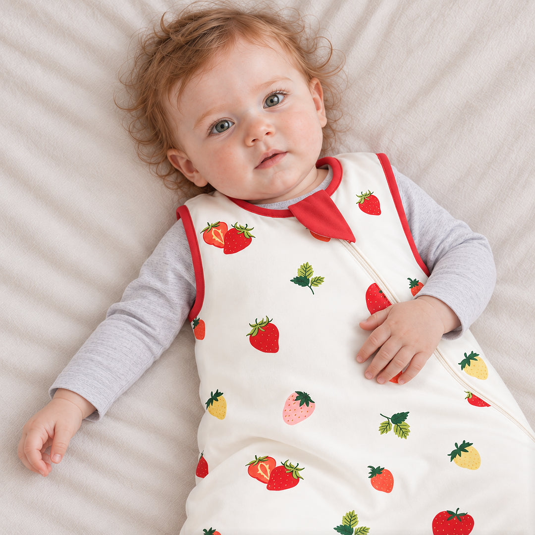 Gigoteuse en bambou - TOG 0.5 (Fraise)