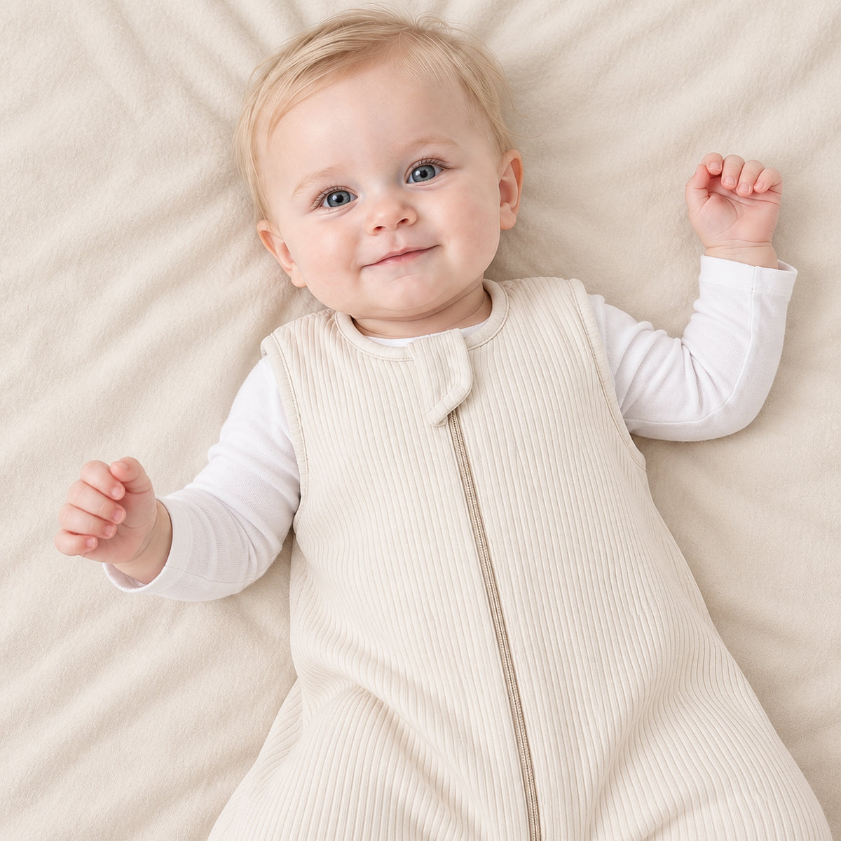 Gigoteuse d'été Bambou avec pieds – TOG 1.0 (Avoine)