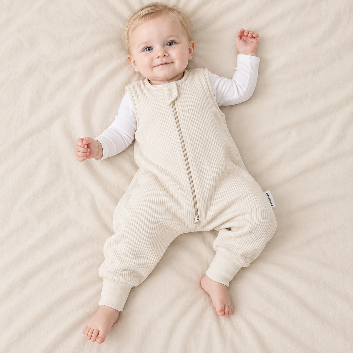Gigoteuse d'été Bambou avec pieds – TOG 1.0 (Avoine)