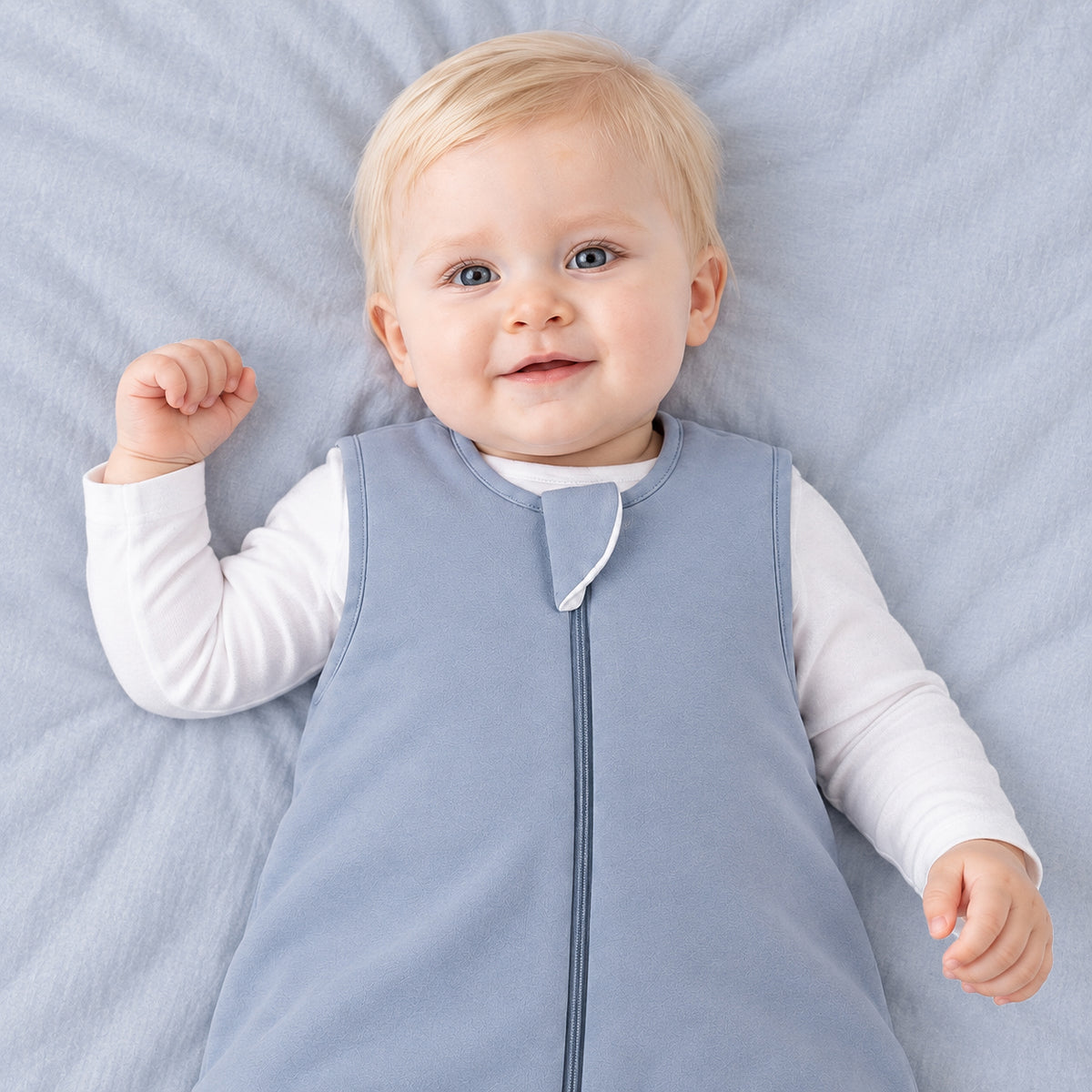 Bamboo Walker Sleep Sack with Feet 0.5 TOG – Slate